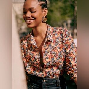 Sezane Pierro shirt 38 flowers